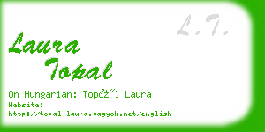 laura topal business card